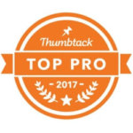 Orange Thumbtack Icon Badge for Top Pro 2017